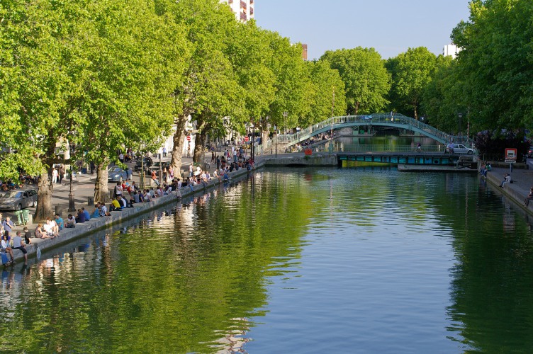 Balade et pique-nique le long du Canal Saint Martin