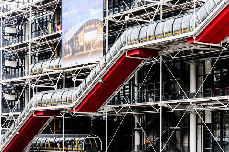 Contemporary art and rooftop relaxation at the Pompidou Centre